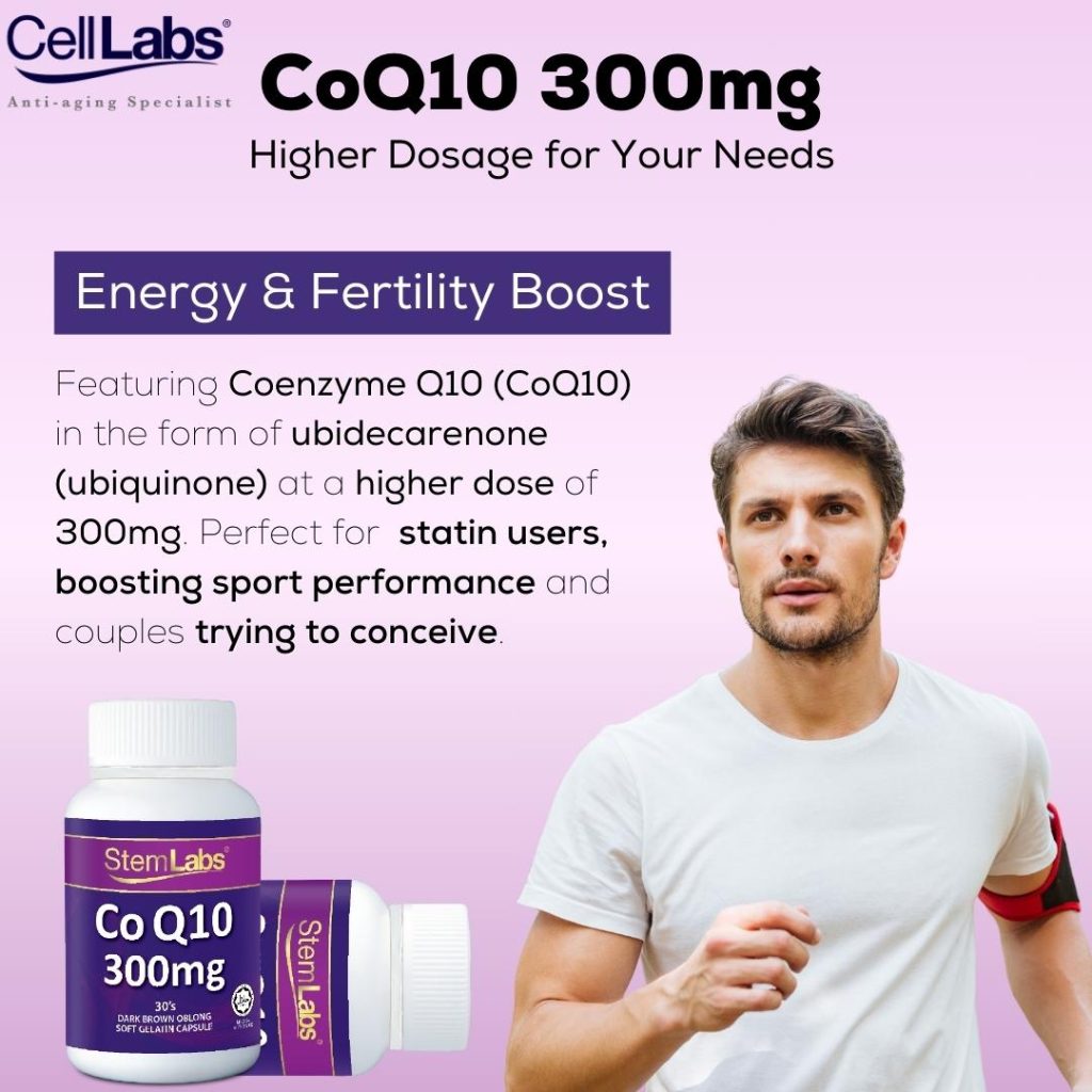 Stemlabs® Coq10 300mg Higher Coq10 Supplement Dose 